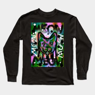 Spray Paint Cat V5 Long Sleeve T-Shirt